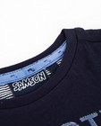 T-shirts - Nachtblauwe longsleeve Samson