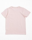 T-shirts - T-shirt rose pâle, encolure en V