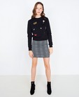 Zwarte sweater met patches - null - Groggy