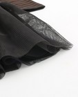 Robes - Zwarte jurk met tule en metaaldraad