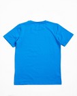 T-shirts - Felblauw T-shirt met opschrift