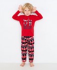 Rode pyjama met kerstprint - null - JBC
