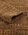 Truien - Bruine trui met sjaalkraag