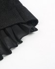 Cardigan - Zwarte glittercardigan met open rug
