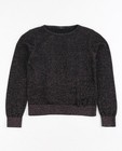 Zwarte trui met paarse metaaldraad - null - JBC