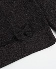Pulls - Zwarte trui met paarse metaaldraad