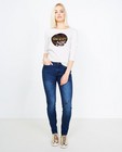 Super skinny jeans met print - null - Groggy