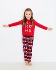 Rode pyjama met kerstprint  - null - JBC