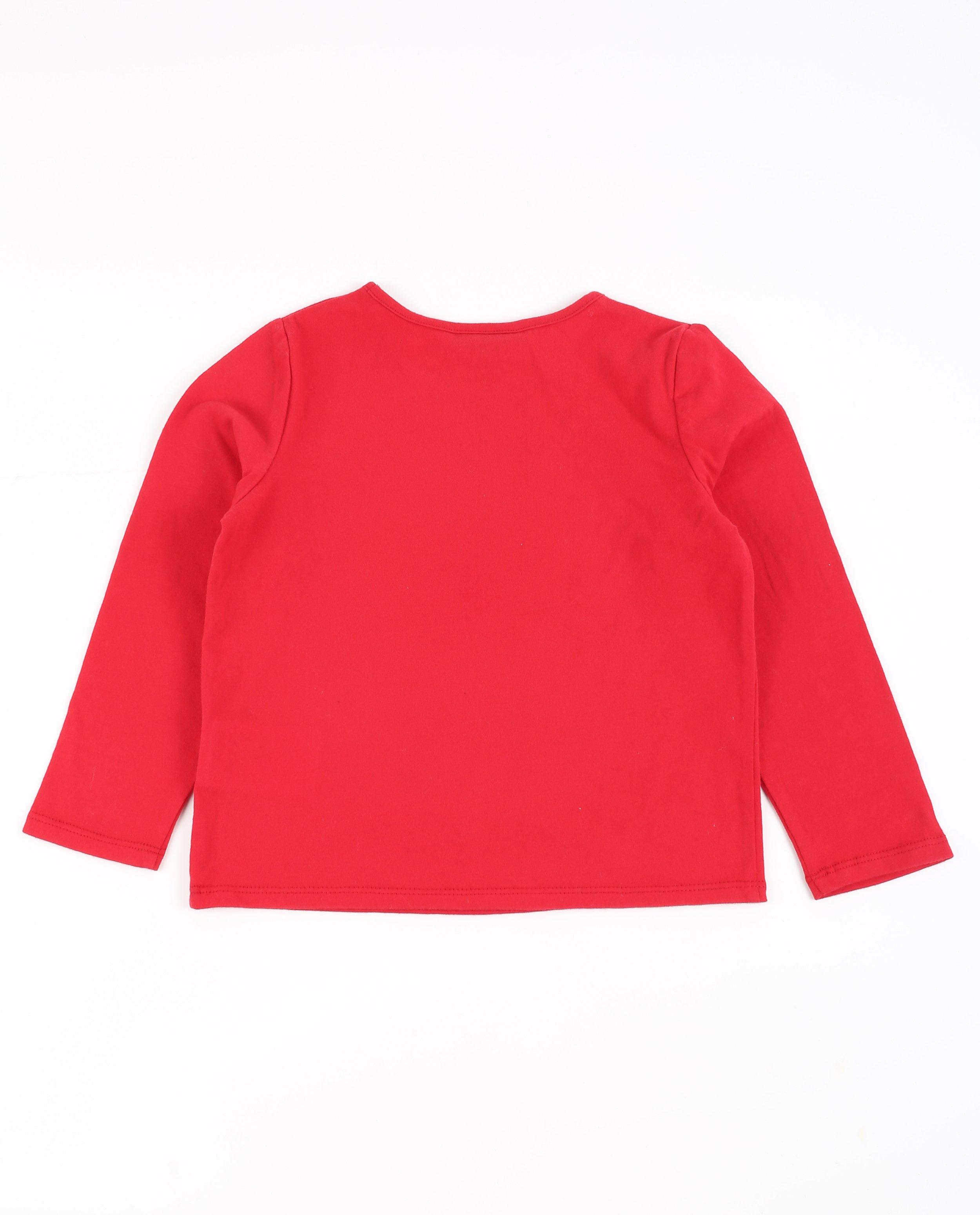 Pyjama &agrave; motif de No&euml;l  - D&eacute;tails du produit - rouge - image num&eacute;ro 4