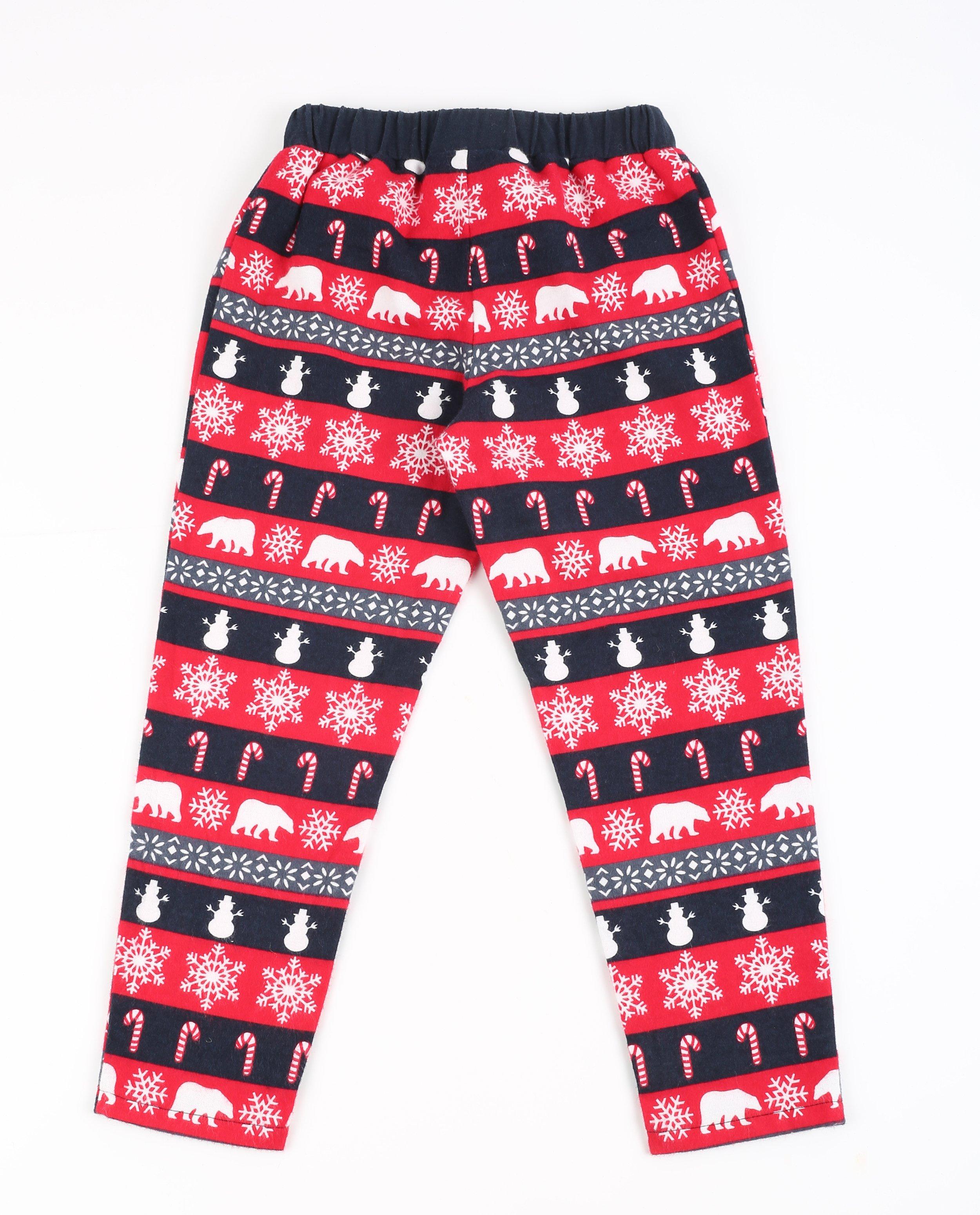 Pyjama &agrave; motif de No&euml;l  - D&eacute;tails du produit - rouge - image num&eacute;ro 6
