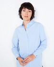 Hemden - Lichtblauw hemd met glitterbiesjes