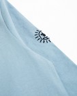T-shirts - Blauwe longsleeve met print I AM