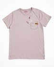 T-shirts - Oudroze T-shirt met grappige print