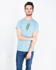 Blauw T-shirt met cactusprint - null - Quarterback