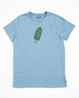 T-shirts - Blauw T-shirt met cactusprint