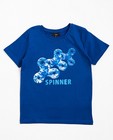 T-shirt bleu marine avec un imprimé - null - JBC