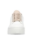 Chaussures - Baskets blanches avec un accent rose poudré