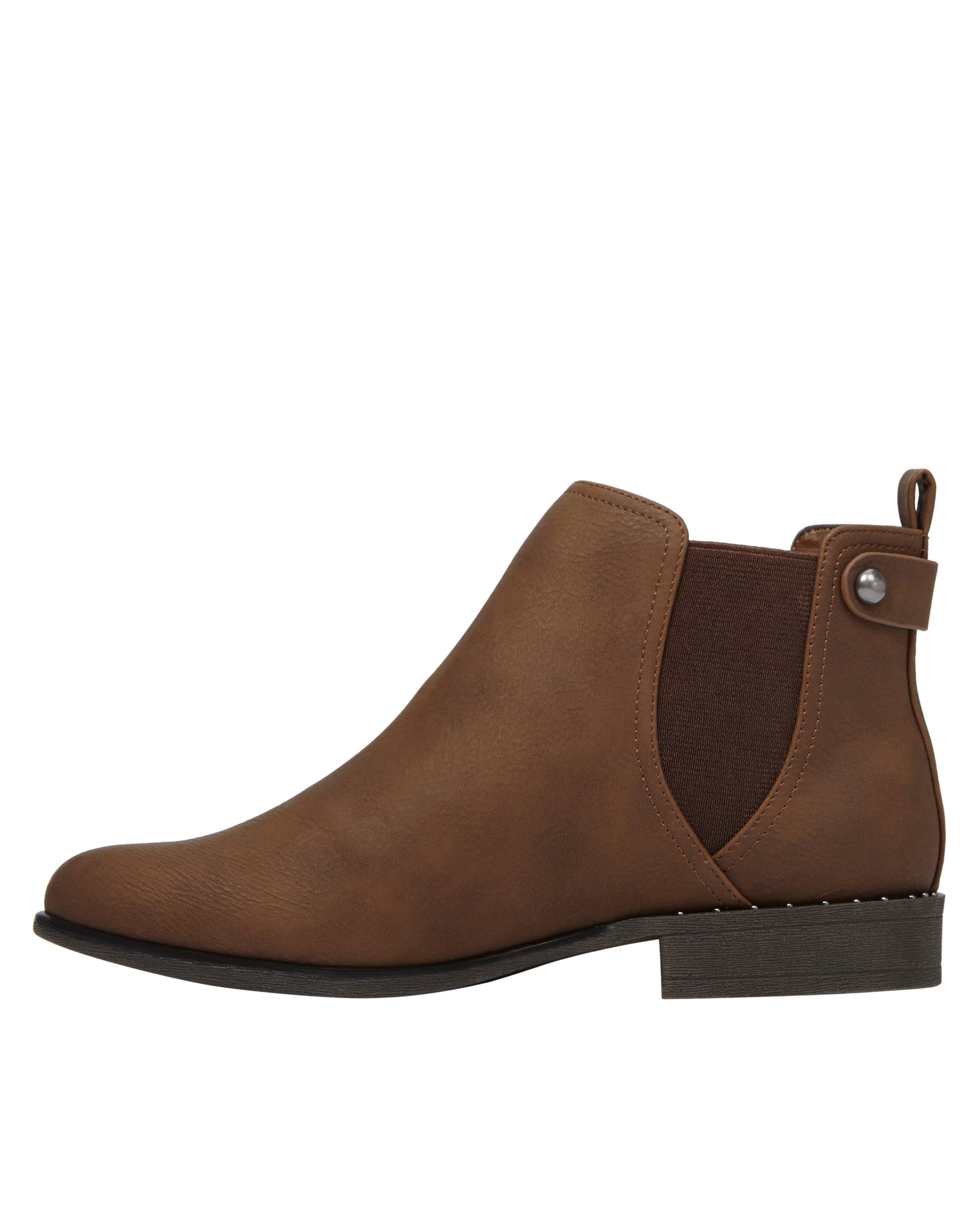Schoenen - Bruine chelsea enkellaarsjes 
