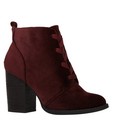Bottines purpres d'aspect velours - null - Call it Spring