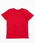 T-shirts - Rood T-shirt met spinnerprint