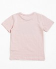 T-shirts - T-shirt rose pâle avec inscription