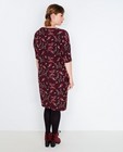Robes - Burgundy jurk met florale print