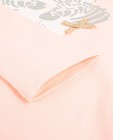 T-shirts - Roze longsleeve met glitterprint