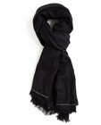 Sjaal met platte studs - in zwart - JBC