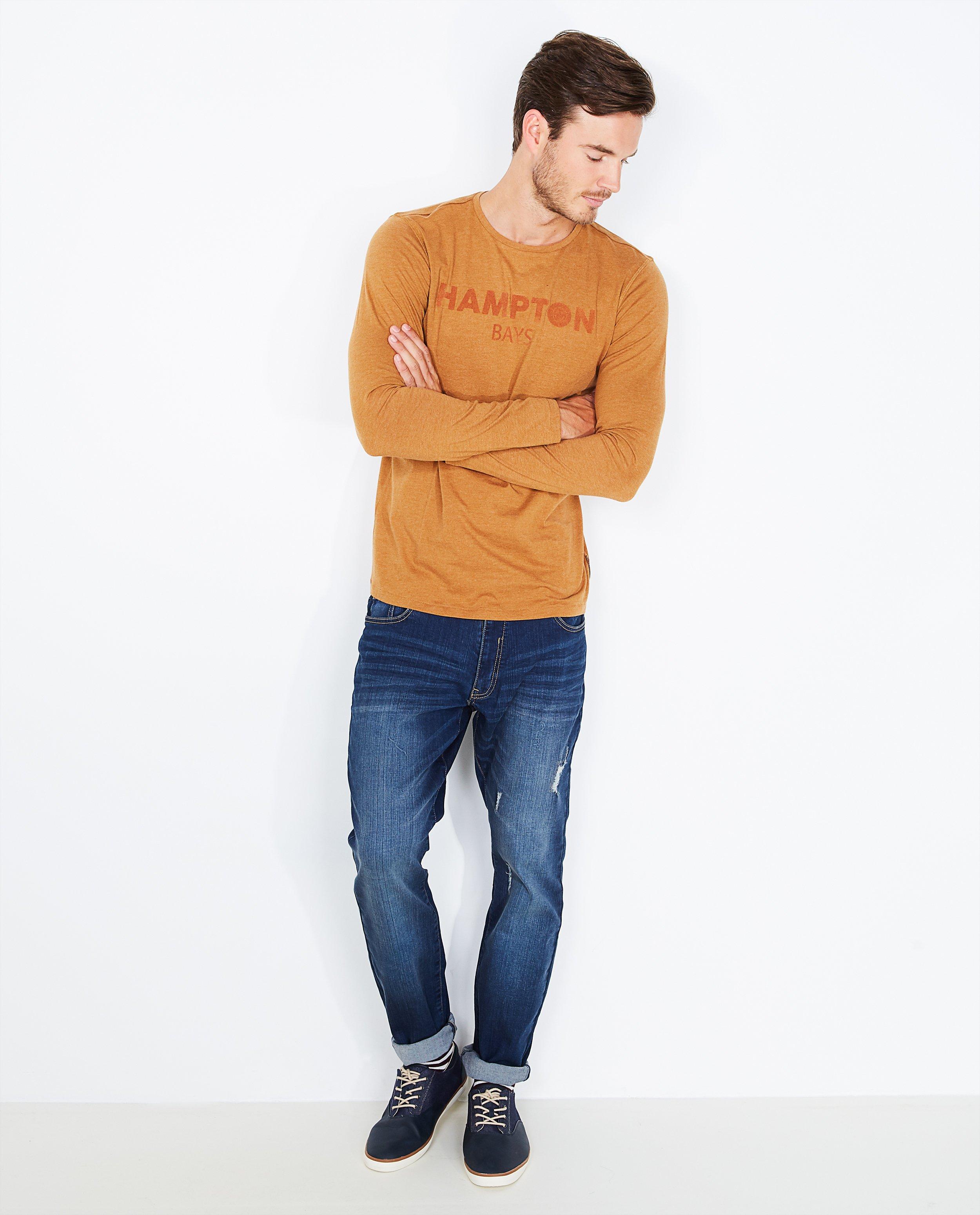 Camel slim fit longsleeve - Product Detail - geel - afbeelding nummer 2