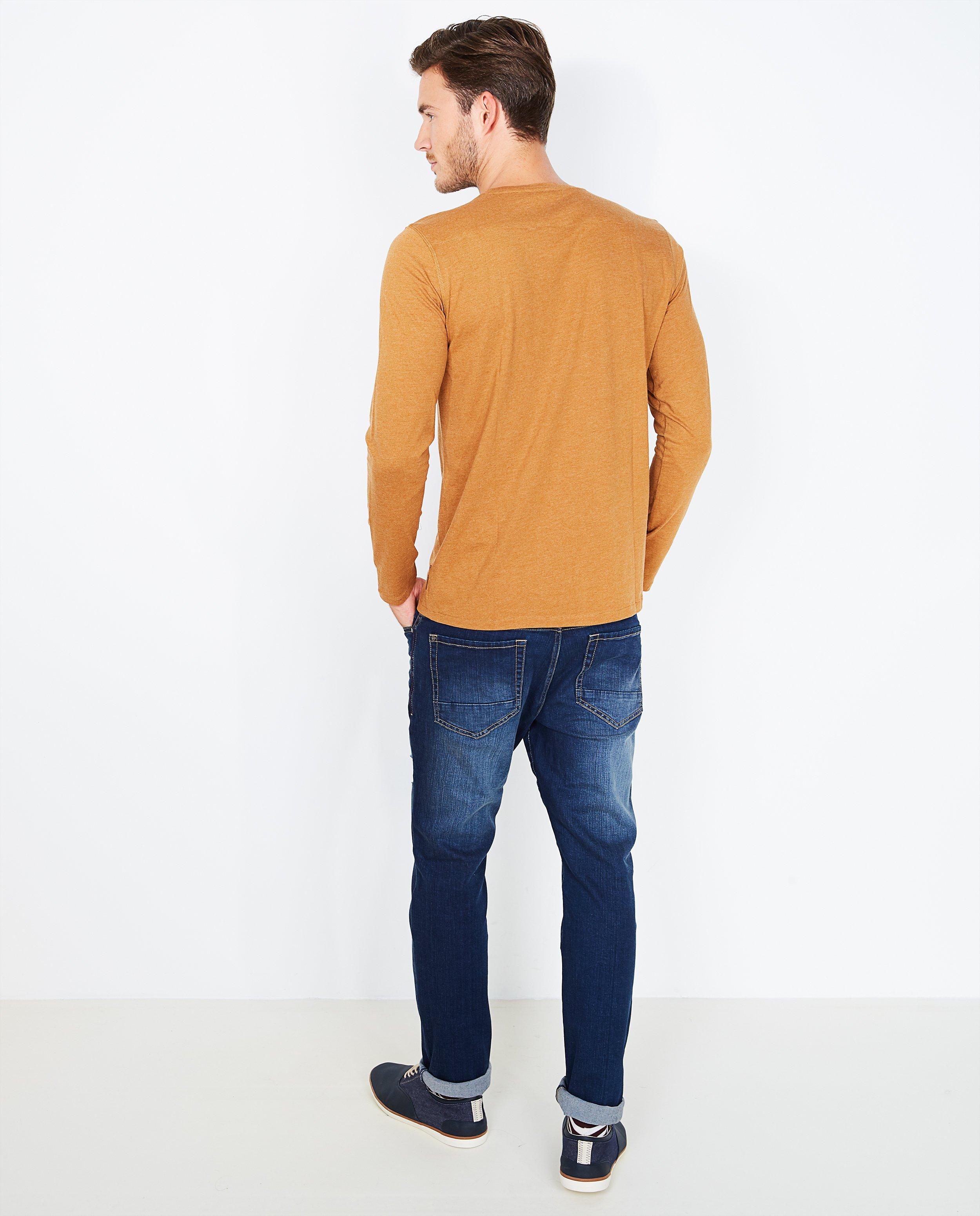 Camel slim fit longsleeve - Product Detail - geel - afbeelding nummer 3