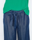 Pantalons - Culotte van soepel jeans