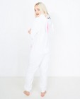 Nachtkleding - Witte onesie met konijnenoren