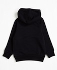 Sweaters - Zwarte statement hoodie
