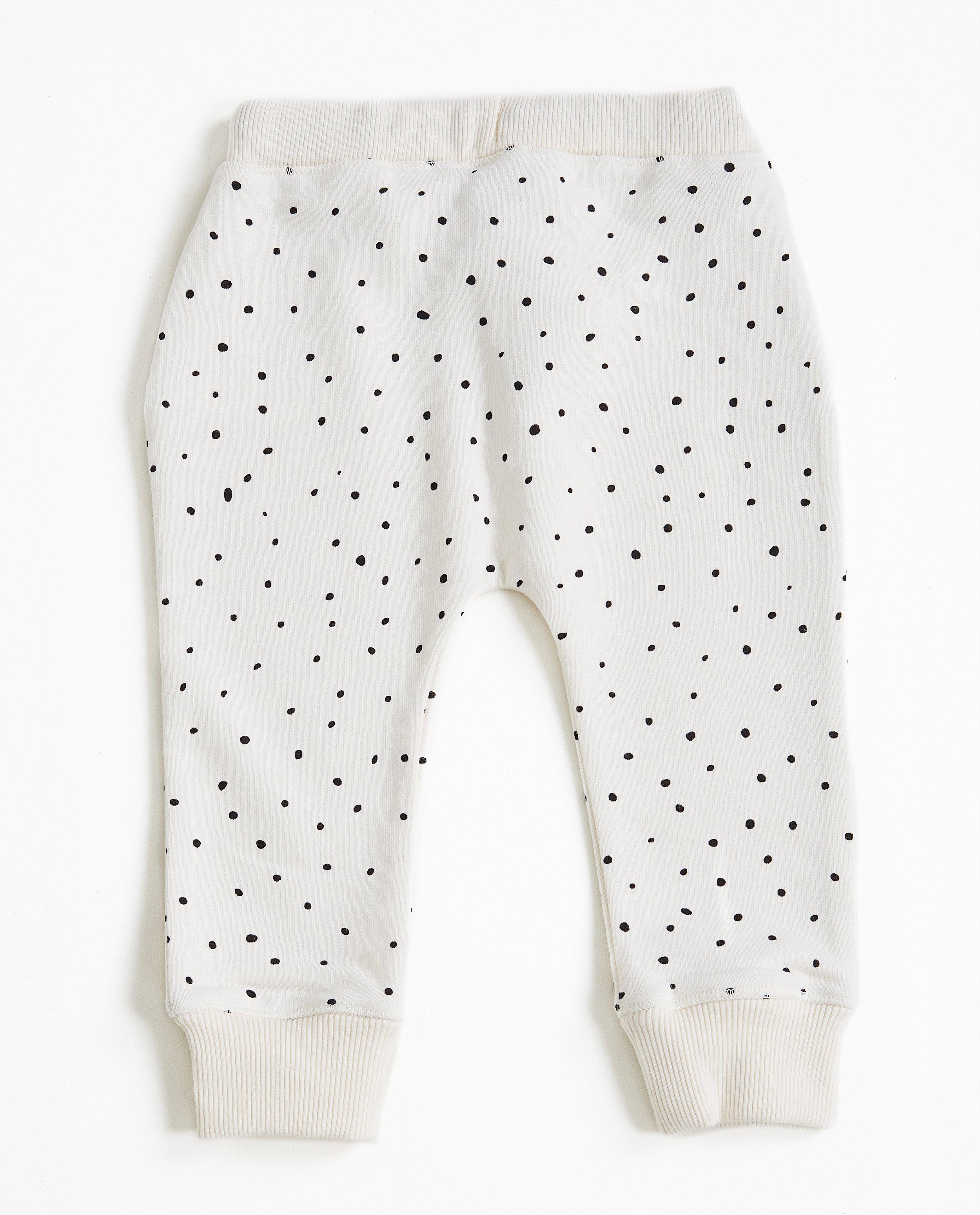 Pantalons - Pantalon molletonné blanc #familystoriesjbc