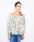 Chemises - Off shoulder blouse met bloemenprint