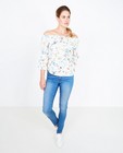 Hemden - Off shoulder blouse met bloemenprint