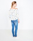 Hemden - Off shoulder blouse met bloemenprint