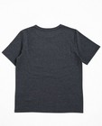 T-shirts - Grijs swipe T-shirt met opschrift