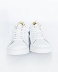 Chaussures - Baskets blanches avec un détail doré