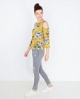 Mosterdgele blouse met cut-outs - null - JBC