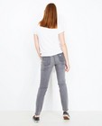 Jeans - Grijze jeans met parels