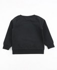 Sweats - Zwarte sweater met metallic print