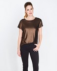 Metallic blouse met rugdetail - null - JBC