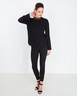 Zwarte blouse met versierde hals - null - JBC