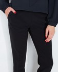 Broeken - Zwarte geklede broek met glitter