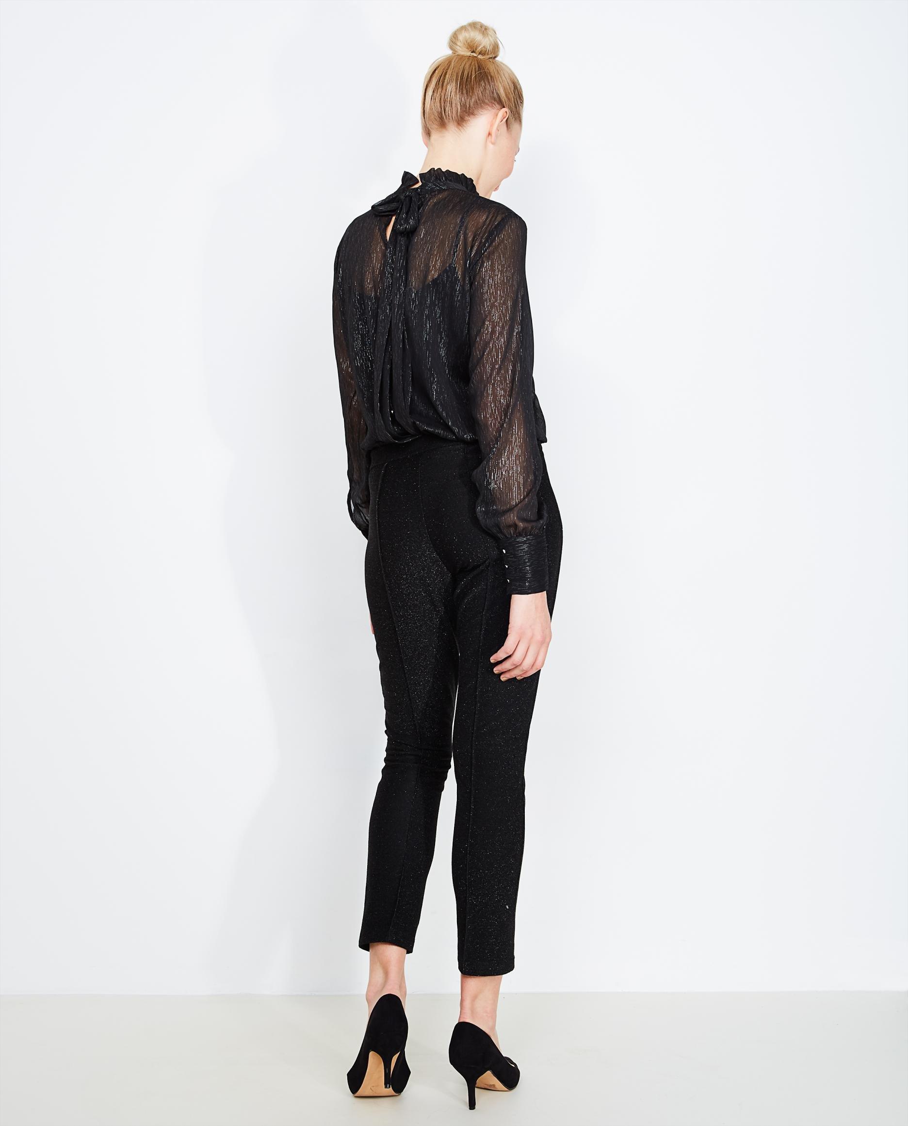 Broeken - Zwarte glitterbroek Soaked in Luxury