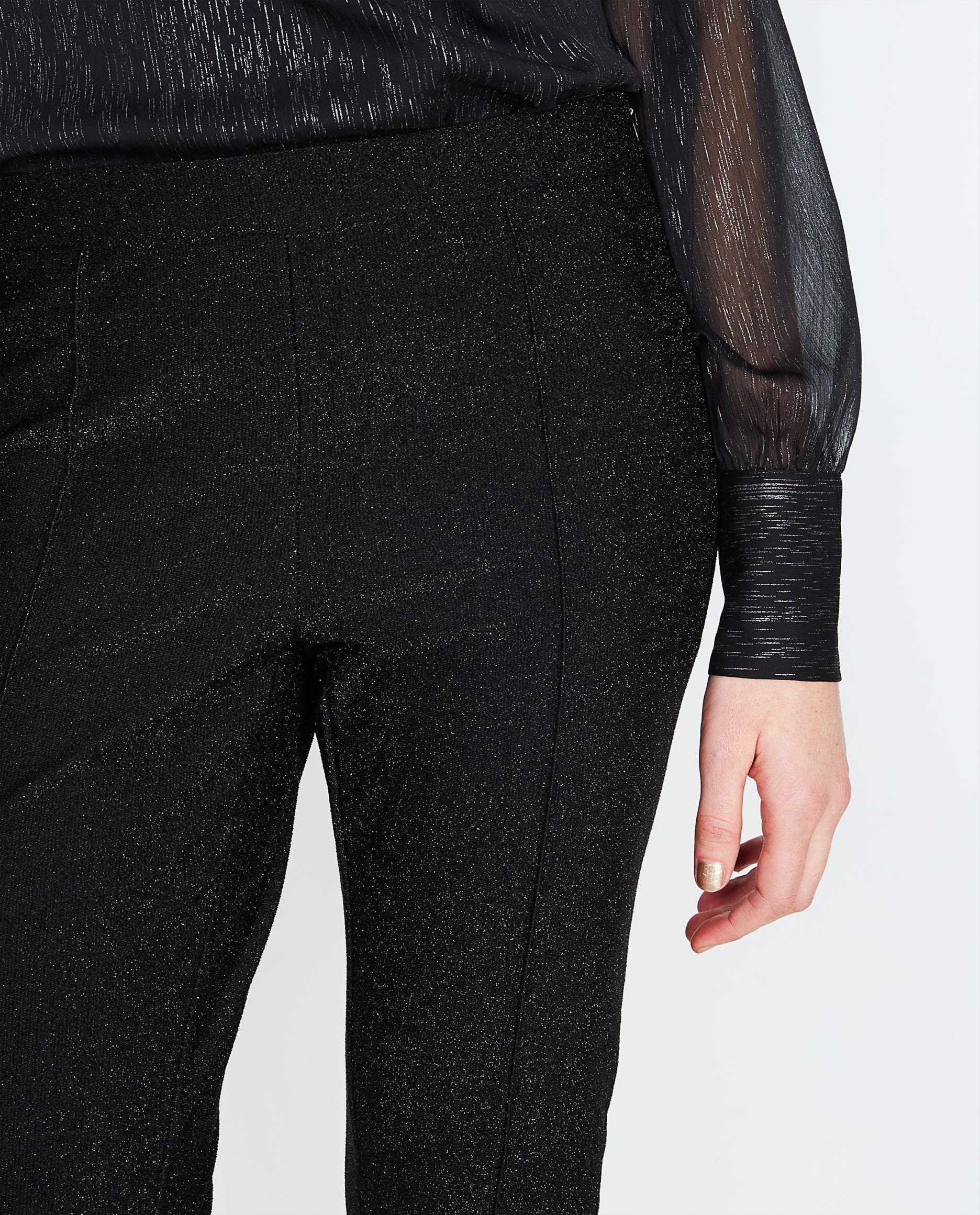 Broeken - Zwarte glitterbroek Soaked in Luxury