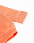 Cardigan - Oranje vestje met drukknopen