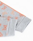 Pantalons - Grijze sweatbroek met vlinderprint