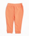 Pantalons - Fluo oranje sweatbroek